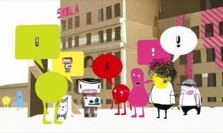 Culturele 50 - Animatie: gekleurde poppetjes en symbolen